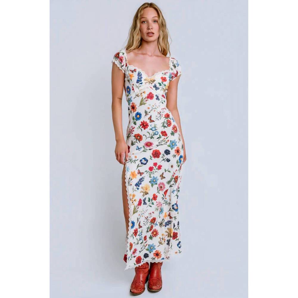 NEW SHOW ME YOUR MUMU nicola maxi dress in french floral